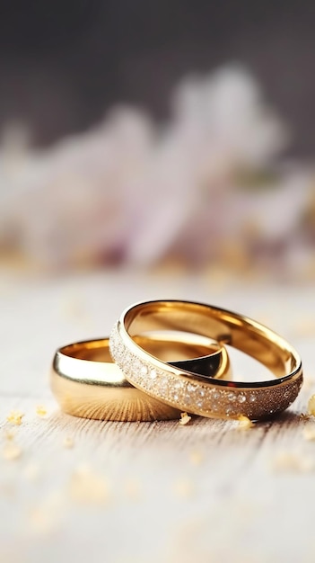 Wedding rings background wallpaper