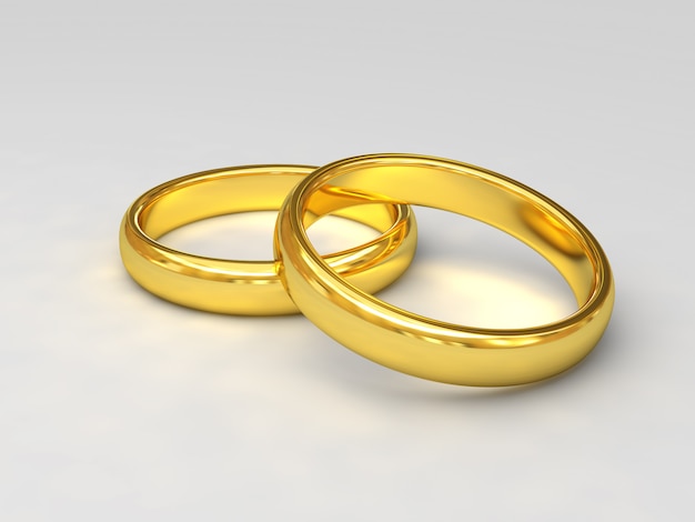 Photo wedding rings