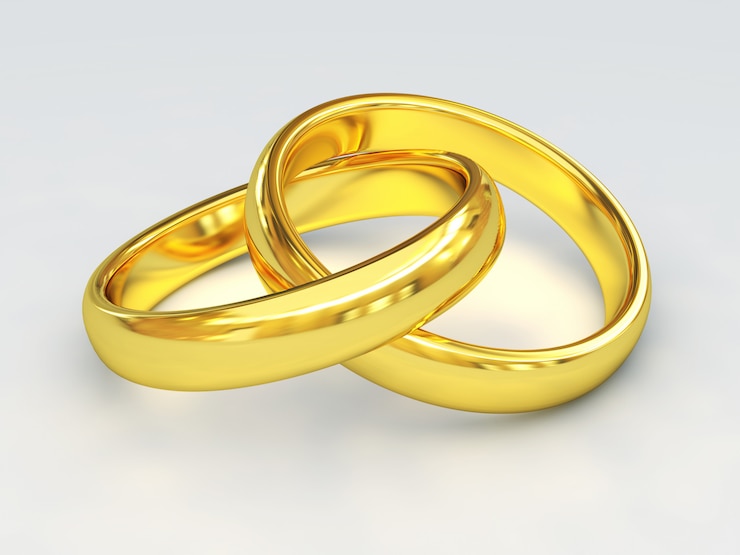 Photo wedding rings