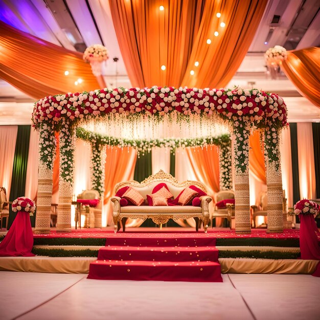 The Wedding Stage of Indian Marriage