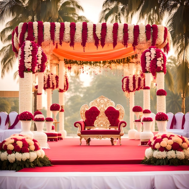 The Wedding Stage of Indian Marriage