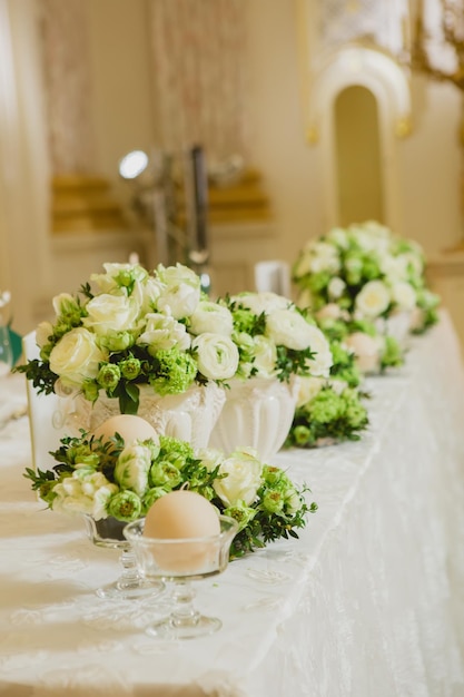 Wedding table decoration