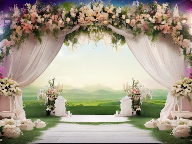 Wedding theme background