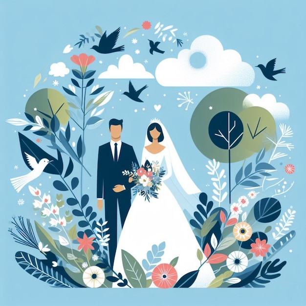 Wedding Vectors en illustraties