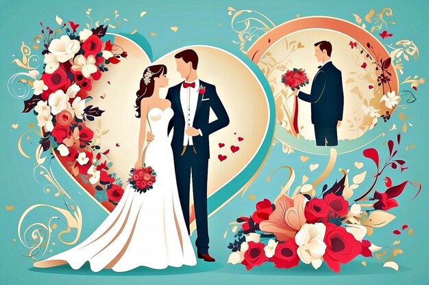 Photo wedding vectors