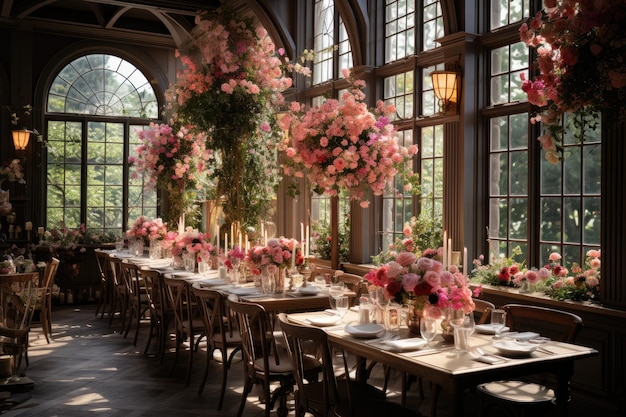 wedding venues decoration with decadent flowers and majestic venues inspiration ideas