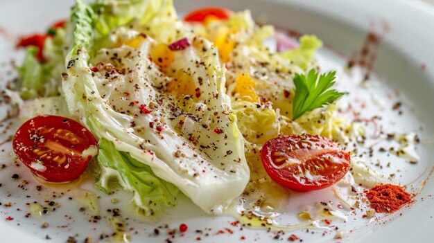 Wedge salad with spicies