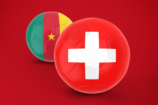 Wedstrijd Zwitserland vs Kameroen