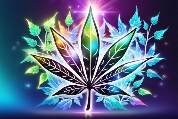 Photo weed icon