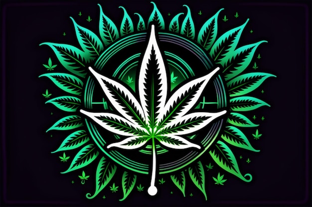 Photo weed icon