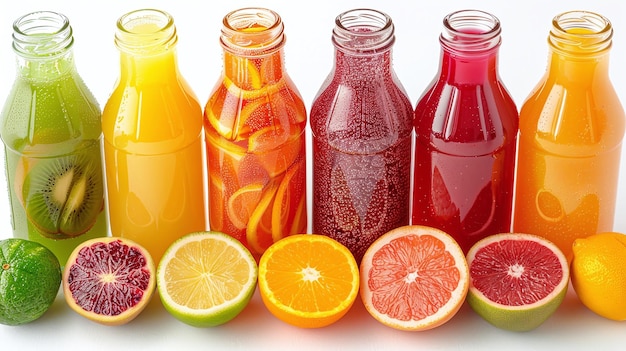 Недельный запас свежих фруктовых соков для детоксикации и похудения