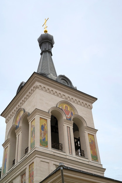 Foto weergave van architectonische elementen van de kerk