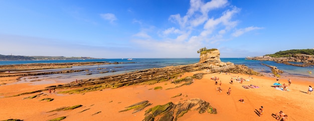 Weergave van kameel strand in Santander