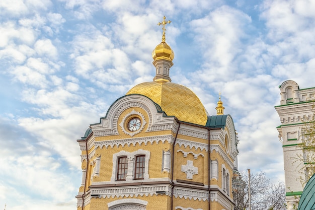 Weergave van Kiev Pechersk Lavra of het Kiev-klooster van de grotten in Kiev, Oekraïne.