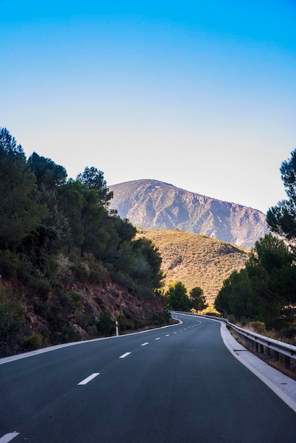 Weg in de alpujarra Granada