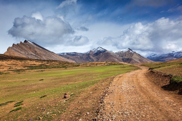 Weg in de himalaya