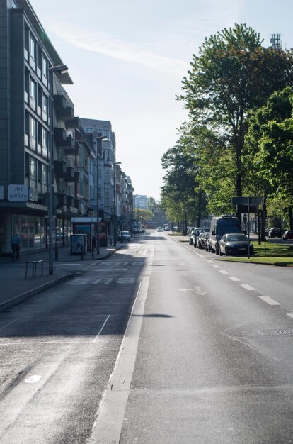 Foto weg in de stad