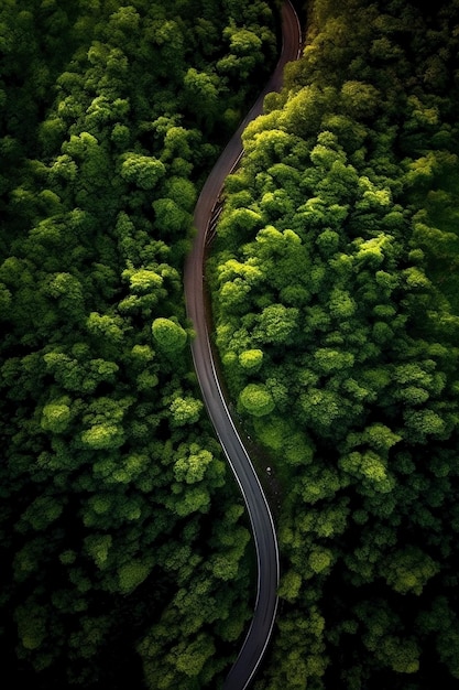 weg in het bos