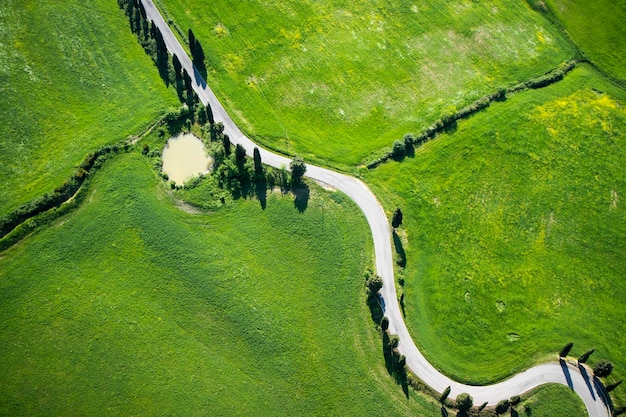 Weg van Montichiello Siena