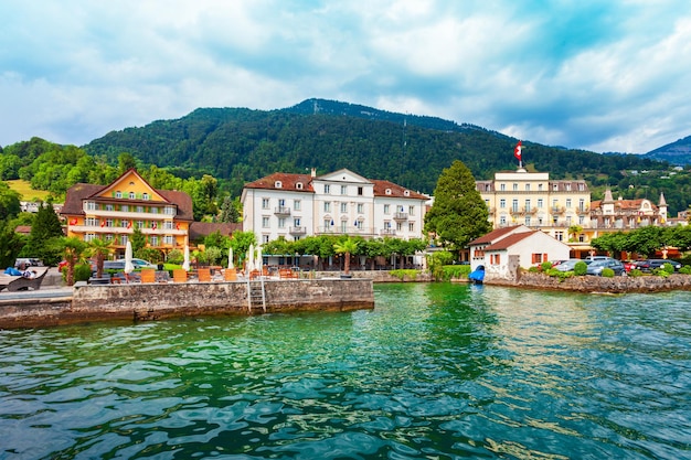 Città di weggis sul lago dei quattro cantoni