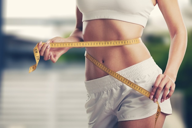 weight loss, slim body, healthy lifestyle concept