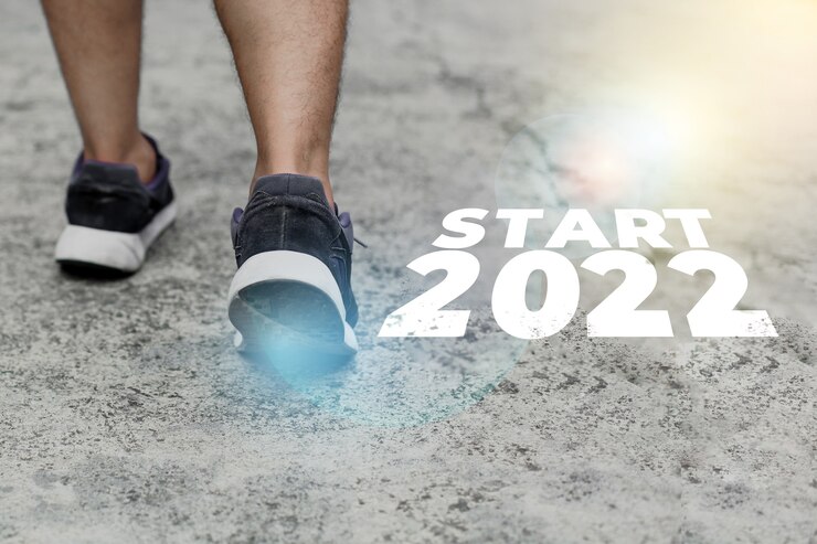 Photo 2022년 새해 복 많이 받으세요 개념에 오신 것을 환영합니다