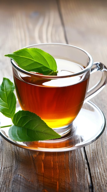 Welcome the day with steam rising from your cup filled with the aroma of fresh tea leaves