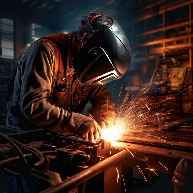 A welder do the job photography