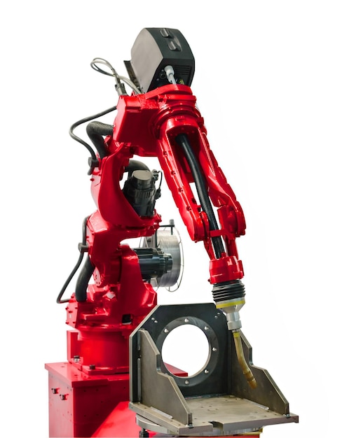 The welding robot manipulator arm