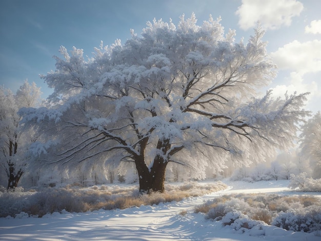 Welkom in de winter achtergrond