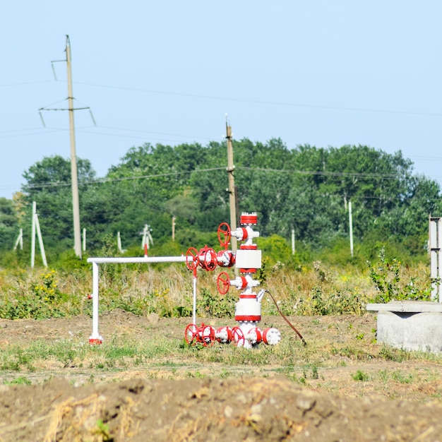 Well for oil and gas production Oil well wellhead equipment Oil production