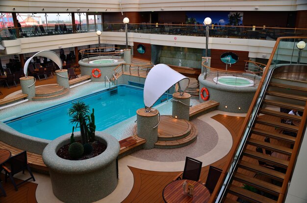 Wellness area indoor  on ship