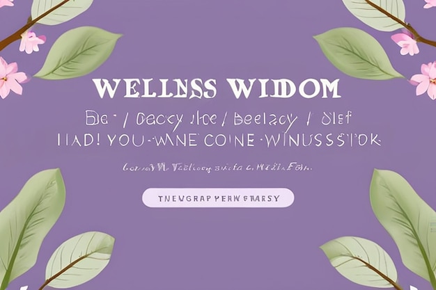 Photo wellness wisdom