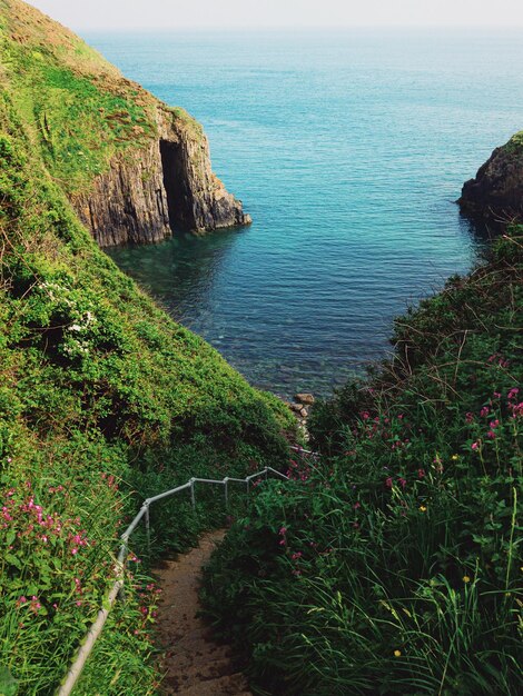 Photo welsh coastline