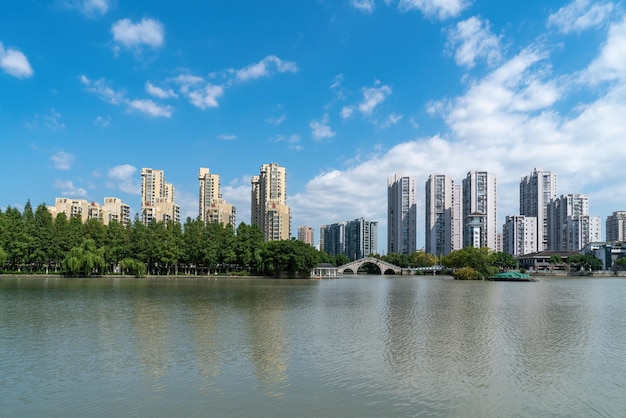 Wenzhou Stadslandschap Straatzicht