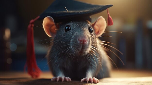 Foto wereld rat day illustratie 3d realistisch