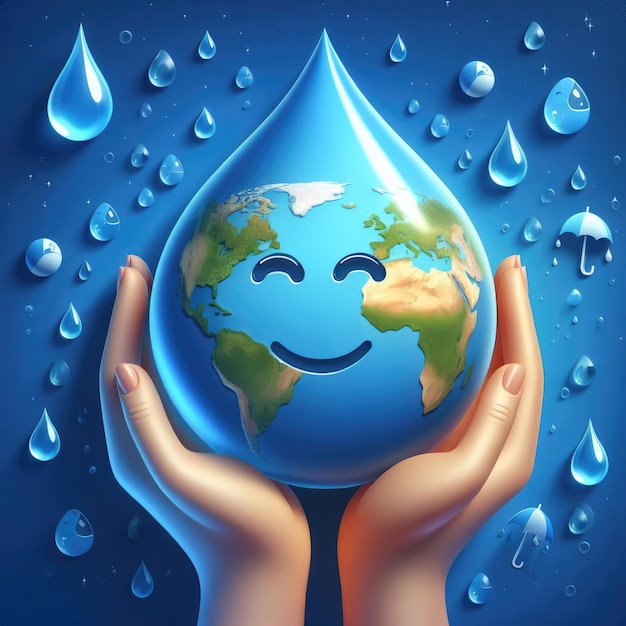 wereld water bakground