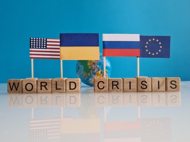 Wereld wereldwijde crisis Amerika Europa Oekraïne Rusland