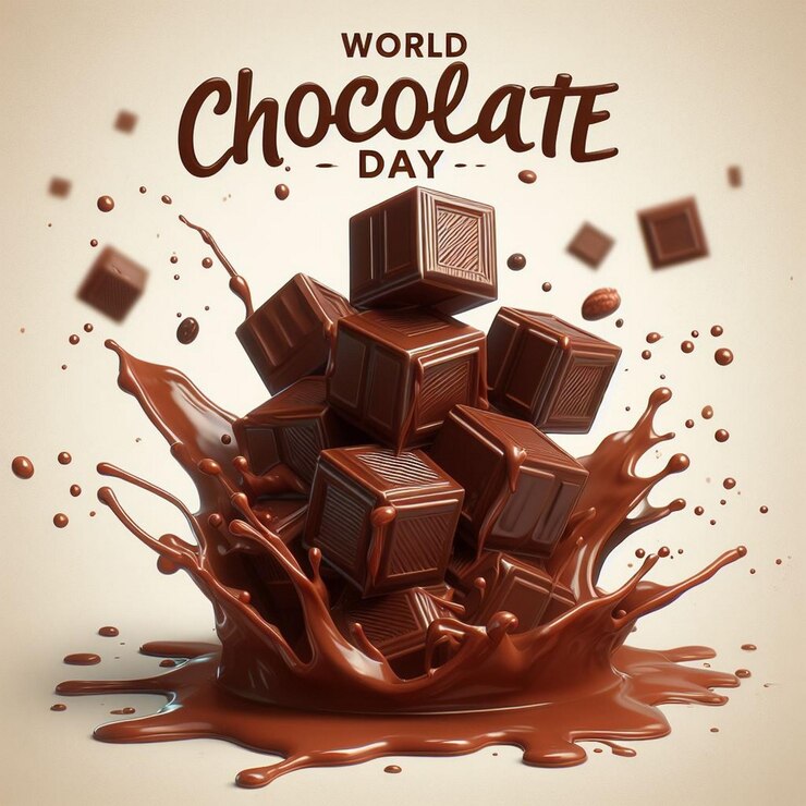 Foto werelddag van de chocolade