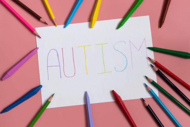Foto werelddag voor bewustwording over autisme