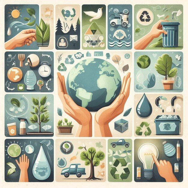 Werelddag voor milieu-educatie Milieu-educatiedag Groen milieu