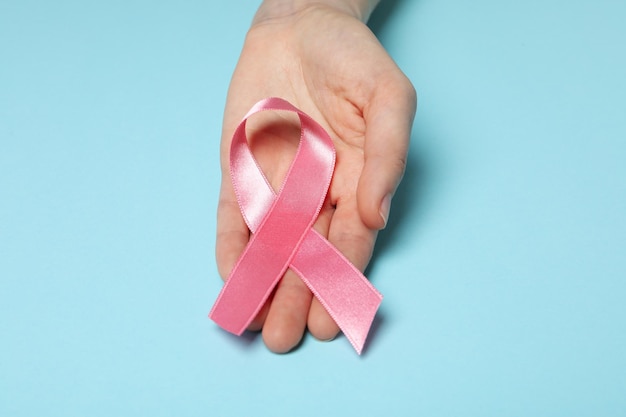 Wereldkankerdag concept vrouwelijke kanker