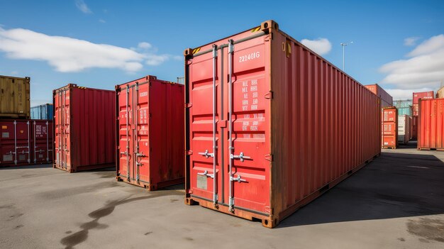 Wereldwijde containervrachtvervoer