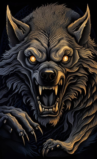 werewolf art