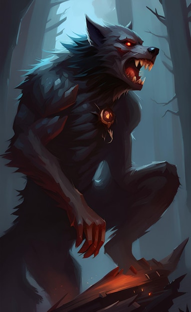 werewolf art