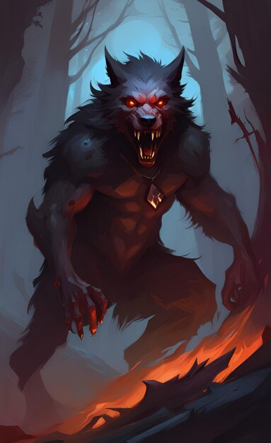 werewolf art