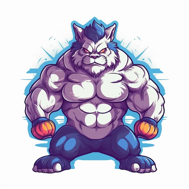 Werewolf Fitness And Gym Logo