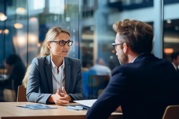 Foto werkgroep bespreekt met een zakelijke partner