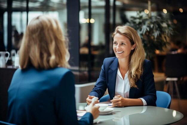 Foto werkgroep bespreekt met een zakelijke partner