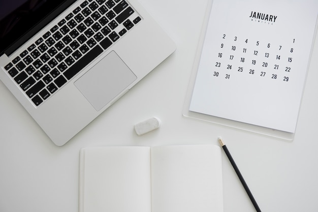 Werkprocestechnologie Digitale flatlay